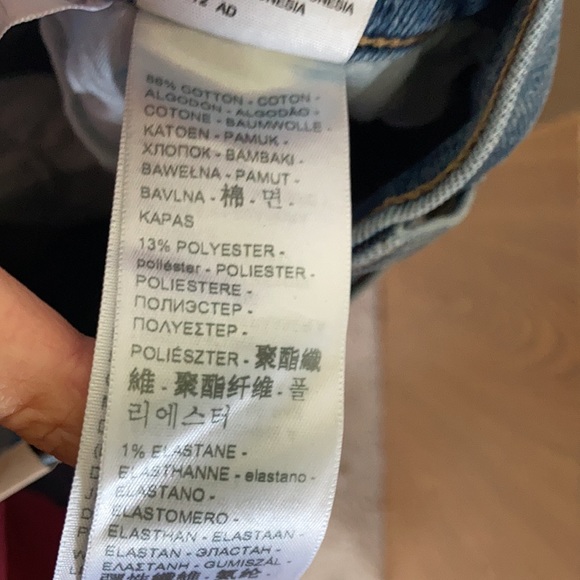 Levi’s high waisted mom jean retro denim size 28 X 27 - Picture 16 of 17